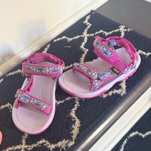 Teva Kids' Pink and Lavender Sandals